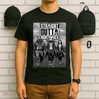 Halloween Straight Outta Nightmare Jack And Sally Oogie Boogie T-Shirt thumb 6