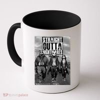 Halloween Straight Outta Nightmare Jack And Sally Oogie Boogie Coffee Mug thumb 0