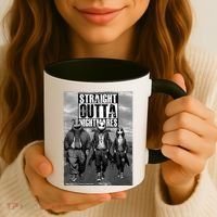 Halloween Straight Outta Nightmare Jack And Sally Oogie Boogie Coffee Mug thumb 3