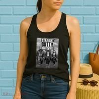 Halloween Straight Outta Nightmare Jack And Sally Oogie Boogie Women's Tank Top thumb 2