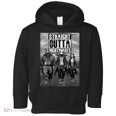 Halloween Straight Outta Nightmare Jack And Sally Oogie Boogie Toddler Hoodie