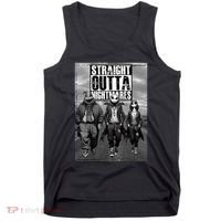 Halloween Straight Outta Nightmare Jack And Sally Oogie Boogie Tank Top thumb 0