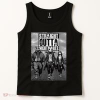Halloween Straight Outta Nightmare Jack And Sally Oogie Boogie Tank Top thumb 2