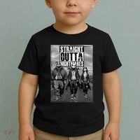 Halloween Straight Outta Nightmare Jack And Sally Oogie Boogie Toddler T-Shirt thumb 2