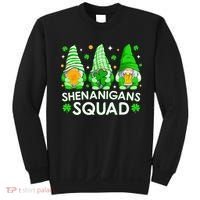 Happy St. Patrick's Day Gnome Tie Dye Shamrock Sweatshirt thumb 0
