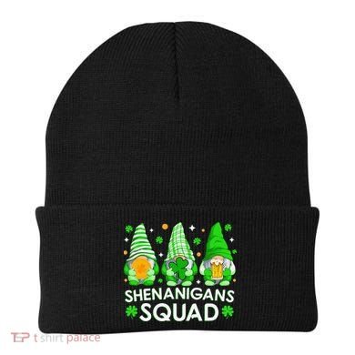 Happy St. Patrick's Day Gnome Tie Dye Shamrock Beanie