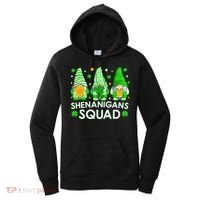 Happy St. Patrick's Day Gnome Tie Dye Shamrock Women's Hoodie thumb 0