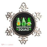 Happy St. Patrick's Day Gnome Tie Dye Shamrock Ornament thumb 0