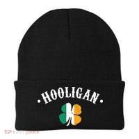 Hooligan St Patricks Day Irish Shamrock Flag Beanie thumb 0