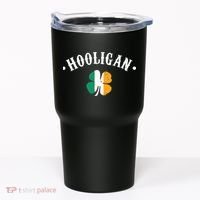Hooligan St Patricks Day Irish Shamrock Flag Tumbler thumb 0