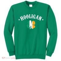 Hooligan St Patricks Day Irish Shamrock Flag Sweatshirt thumb 0