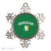 Hooligan St Patricks Day Irish Shamrock Flag Ornament thumb 0