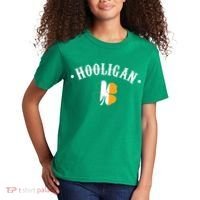 Hooligan St Patricks Day Irish Shamrock Flag Kids T-Shirt thumb 2