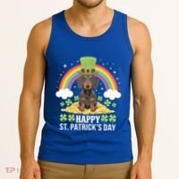 Happy St PatrickS Doxie On Dachshund Dog St Patricks Day Cool Gift Tank Top thumb 3