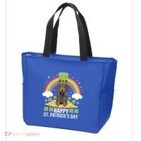 Happy St PatrickS Doxie On Dachshund Dog St Patricks Day Cool Gift Tote Bag thumb 3