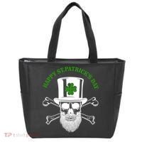Happy St Patrick's Day Skull Holiday Tote Bag thumb 0