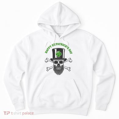 Happy St Patrick's Day Skull Holiday Hoodie