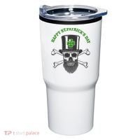 Happy St Patrick's Day Skull Holiday Tumbler thumb 0