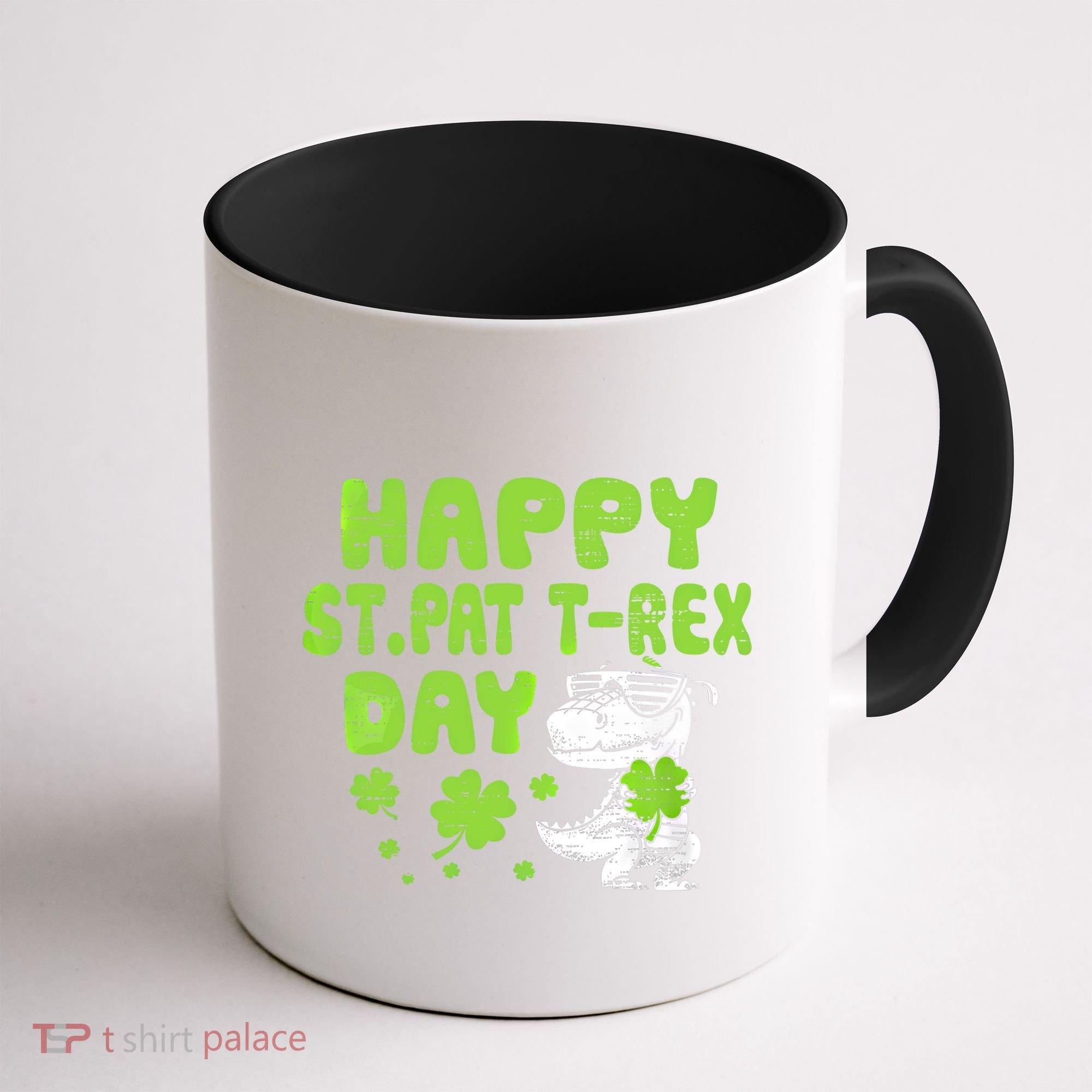 Happy St Pat Rex Day Funny Gift St Patricks Dinosaur Cool Gift Coffee Mug