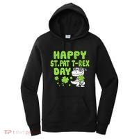 Happy St Pat Rex Day Funny Gift St Patricks Dinosaur Cool Gift Women's Hoodie thumb 0