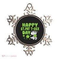 Happy St Pat Rex Day Funny Gift St Patricks Dinosaur Cool Gift Ornament thumb 0