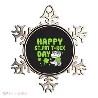 Happy St Pat Rex Day Funny Gift St Patricks Dinosaur Cool Gift Ornament thumb 0