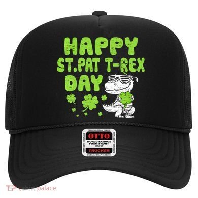 Happy St Pat Rex Day Funny Gift St Patricks Dinosaur Cool Gift Hat