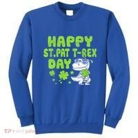 Happy St Pat Rex Day Funny Gift St Patricks Dinosaur Cool Gift Sweatshirt thumb 0