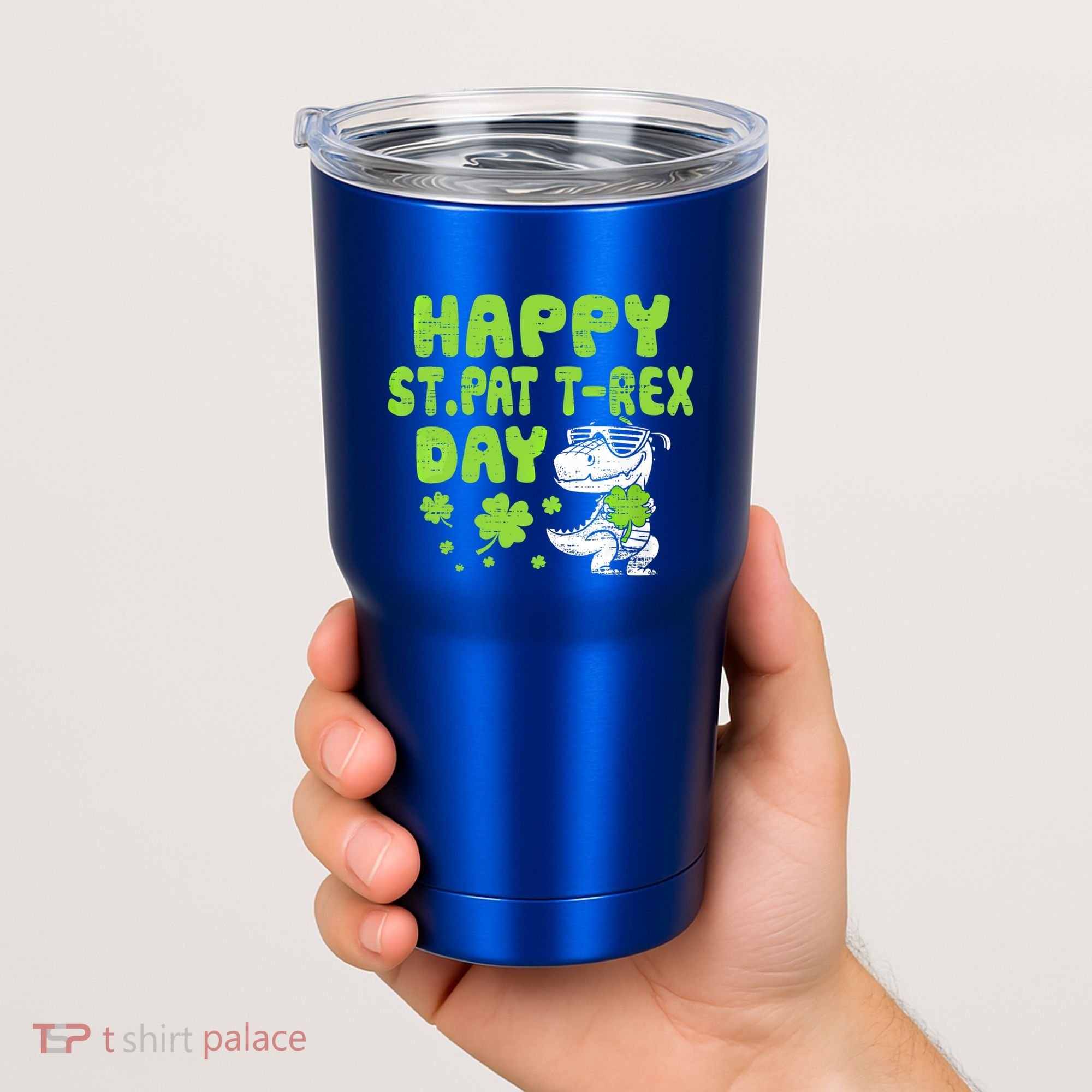 Happy St Pat Rex Day Funny Gift St Patricks Dinosaur Cool Gift Tumbler