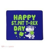Happy St Pat Rex Day Funny Gift St Patricks Dinosaur Cool Gift Mousepad thumb 0