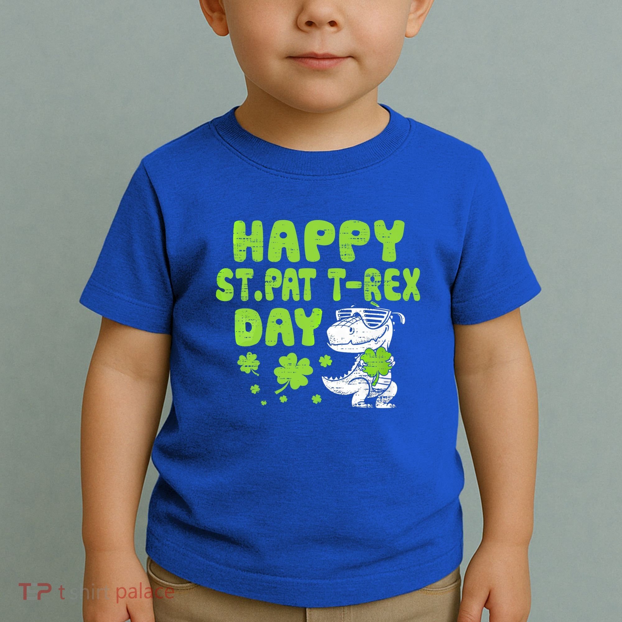 Happy St Pat Rex Day Funny Gift St Patricks Dinosaur Cool Gift Toddler T-Shirt
