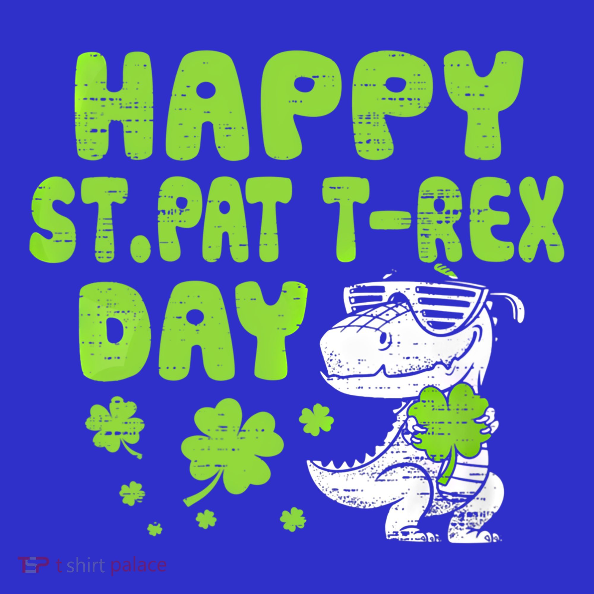Happy St Pat Rex Day Funny Gift St Patricks Dinosaur Cool Gift Kids Hoodie