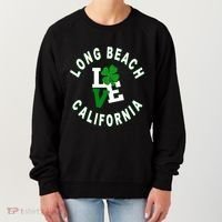 Happy St Patricks Day Long Beach California Gift Women's Sweatshirt thumb 0