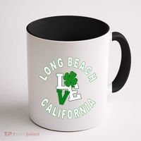 Happy St Patricks Day Long Beach California Gift Coffee Mug thumb 1