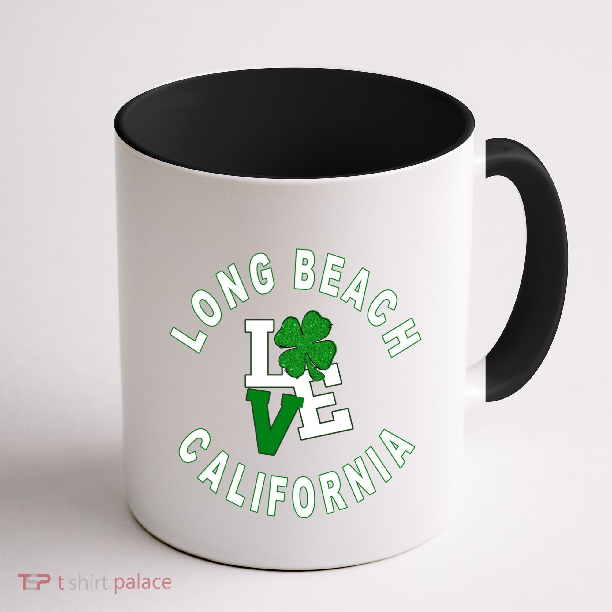 Happy St Patricks Day Long Beach California Gift Coffee Mug