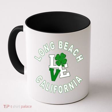 Happy St Patricks Day Long Beach California Gift Coffee Mug