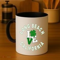 Happy St Patricks Day Long Beach California Gift Coffee Mug thumb 4