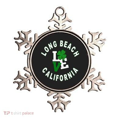 Happy St Patricks Day Long Beach California Gift Ornament