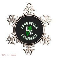 Happy St Patricks Day Long Beach California Gift Ornament thumb 0