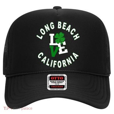 Happy St Patricks Day Long Beach California Gift Hat