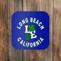 Happy St Patricks Day Long Beach California Gift Coaster thumb 0