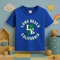 Happy St Patricks Day Long Beach California Gift Toddler T-Shirt thumb 3