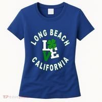 Happy St Patricks Day Long Beach California Gift Women's T-Shirt thumb 0