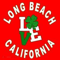 Happy St Patricks Day Long Beach California Gift Santa Hat thumb 1