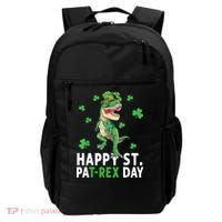 Happy St Patrick's Day T Rex Backpack thumb 0