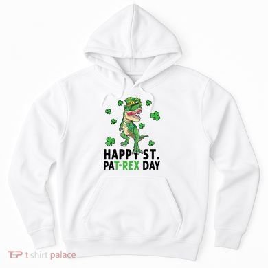 Happy St Patrick's Day T Rex Hoodie