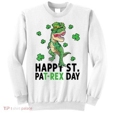 Happy St Patrick's Day T Rex Sweatshirt