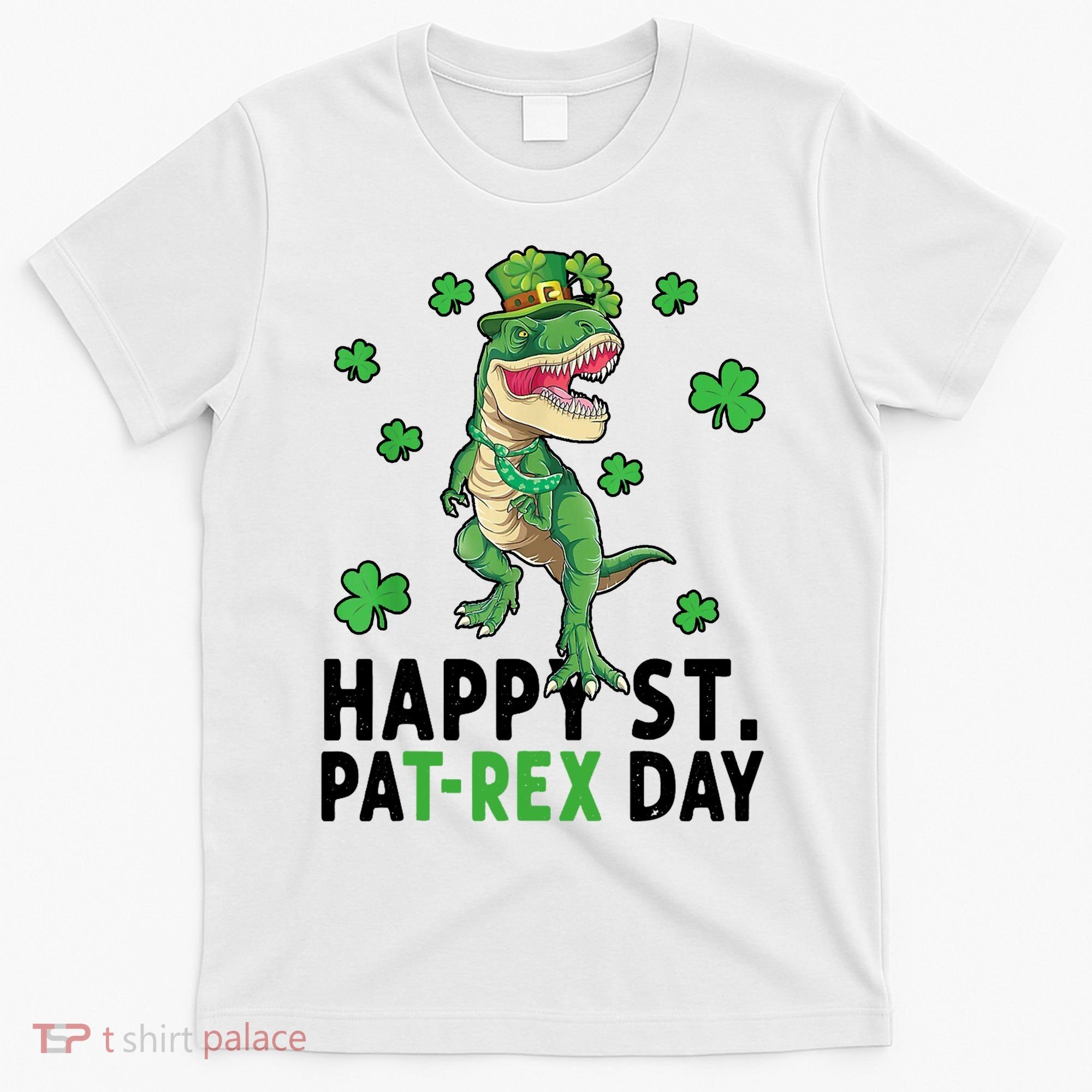 Happy St Patrick's Day T Rex T-Shirt