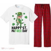 Happy St Patrick's Day T Rex Pajama Set thumb 0