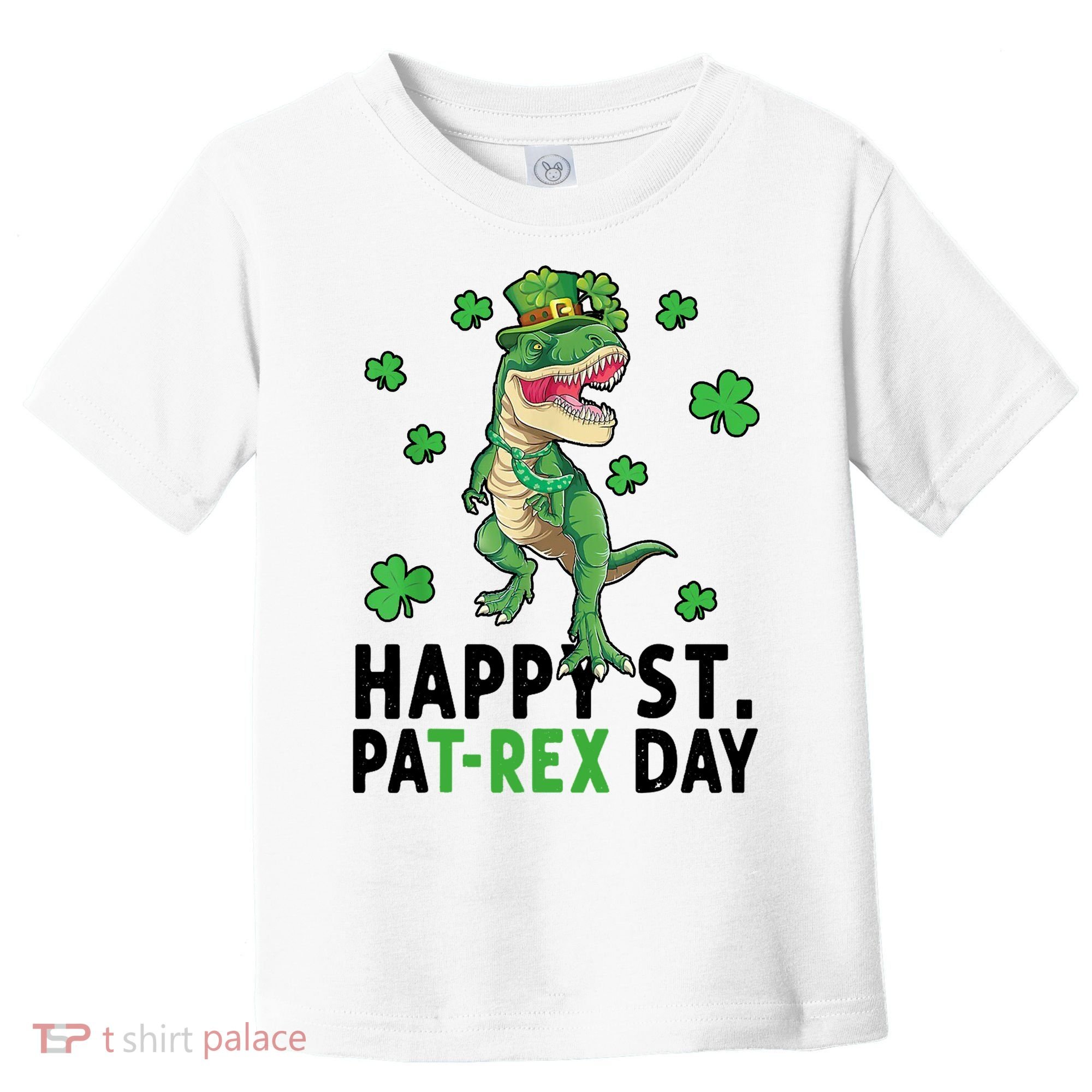 Happy St Patrick's Day T Rex Toddler T-Shirt